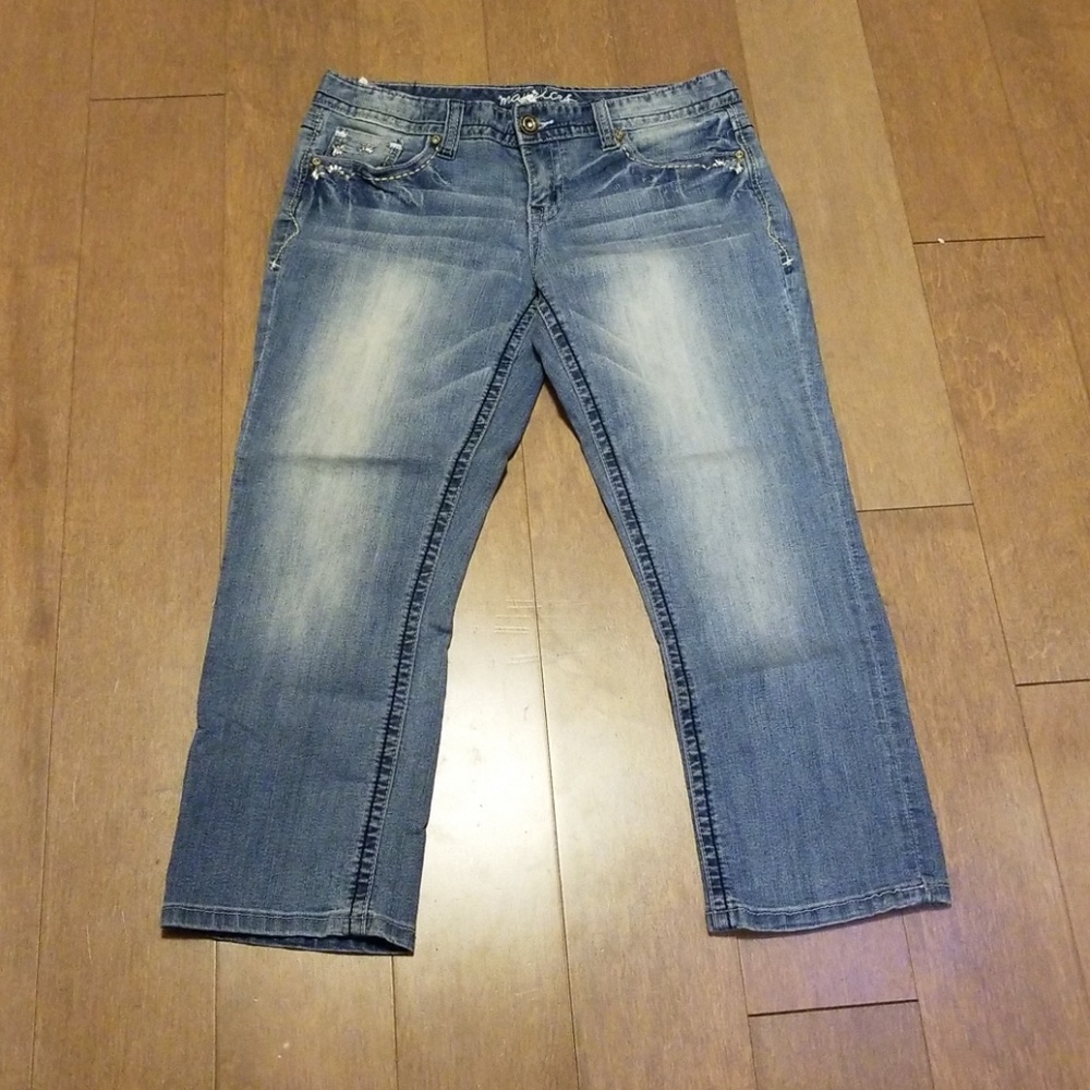 Denim capris